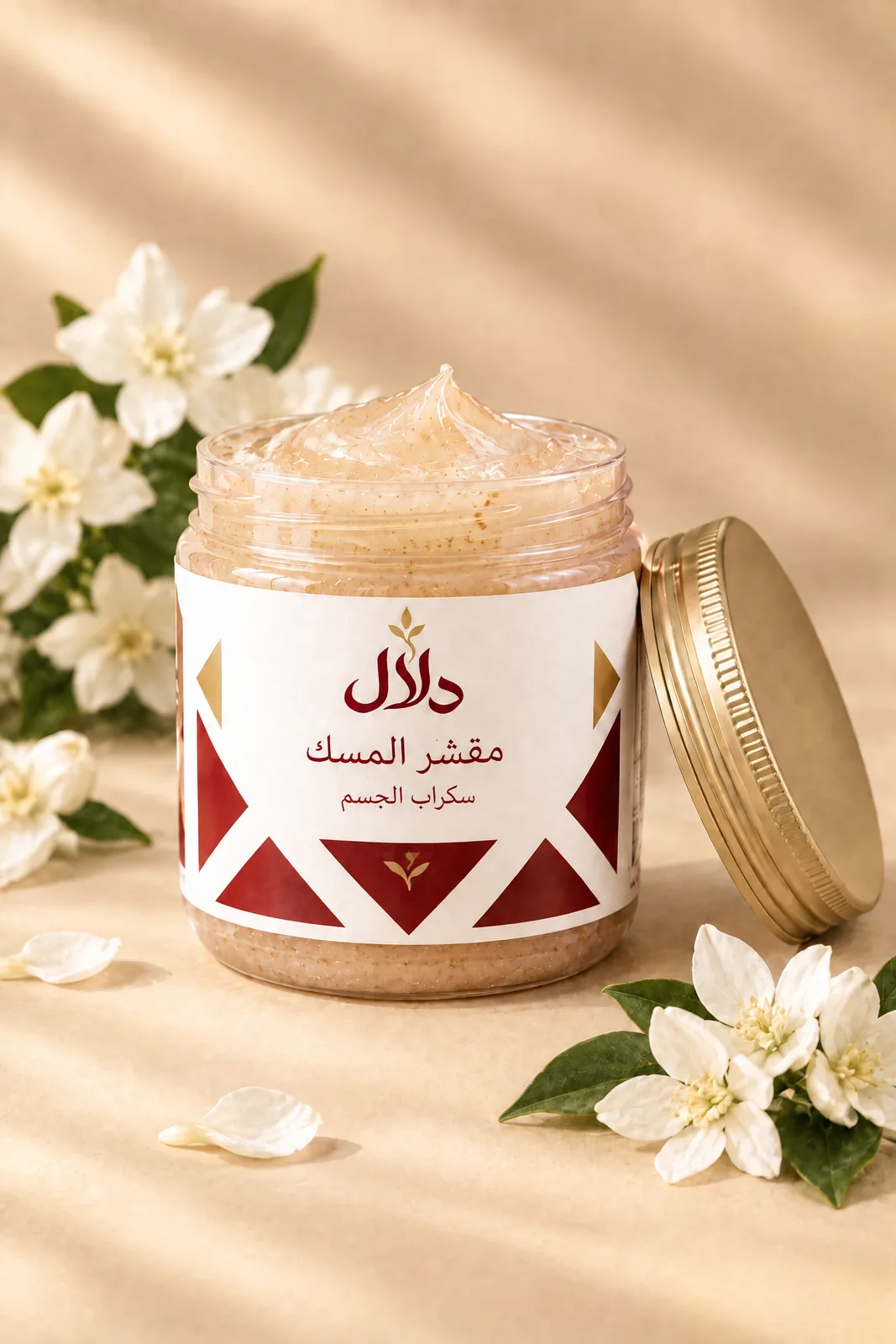 روتين المسك الأبيض (الطبقات الكاملة) من دلال – عبوة المنتج